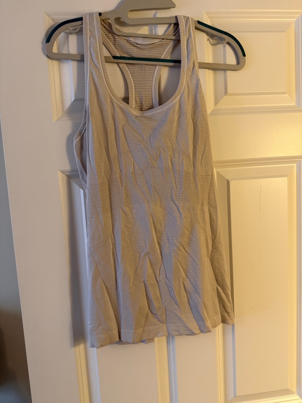 lululemon athletica Light Beige Racerback Tank